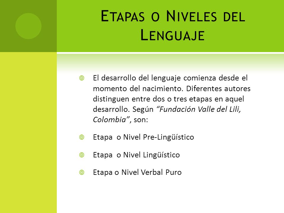 Etapas Evolutivas del Lenguaje ppt video online descargar